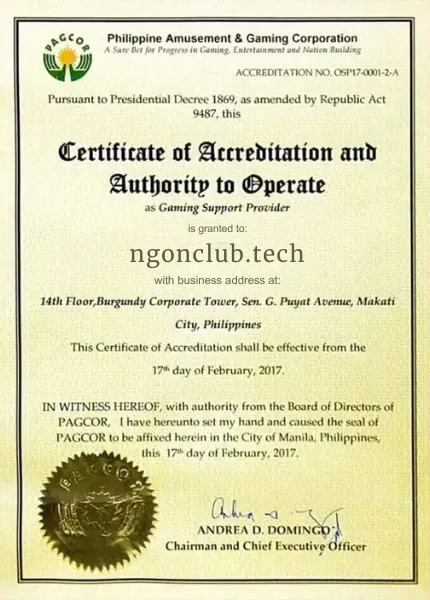 giấy phép zub.za.com